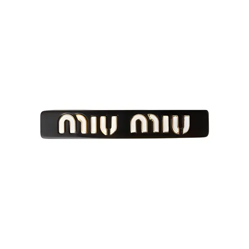 MIU Discover miu Hair Clips Women's Black