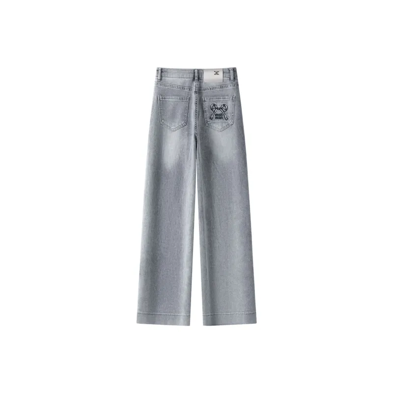 LUYOUYE Jeans Women's Smoke Gray-1