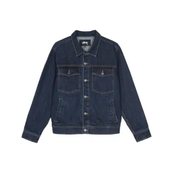Stussy Denim Jackets Unisex Blue