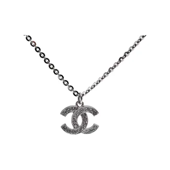 CHANEL 2005 Cc Pendant Necklace
