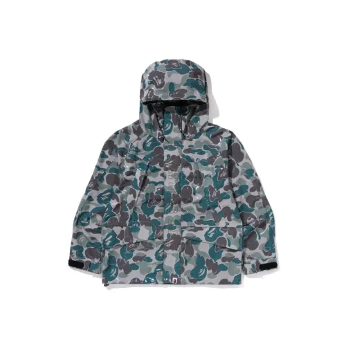 A BATHING APE Laminated Camo Snowboard Jacket