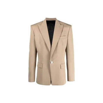 BALMAIN Single breasted Wool Suit Jacket