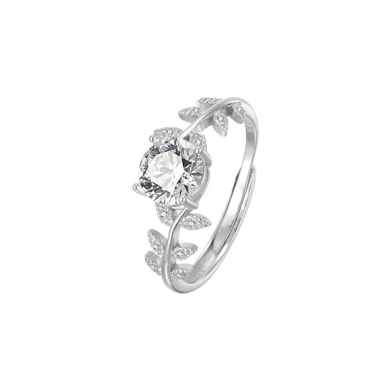 NIANNIANXI S925 Silver Rings Women's-0