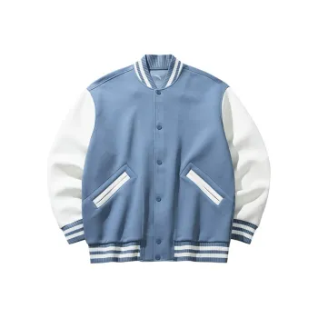 CHAOJIANTA Jackets Coats Men's Dusty Blue