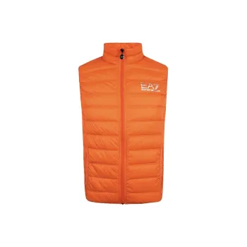 EMPORIO ARMANI Logo Printed Quilted Padded Gilet