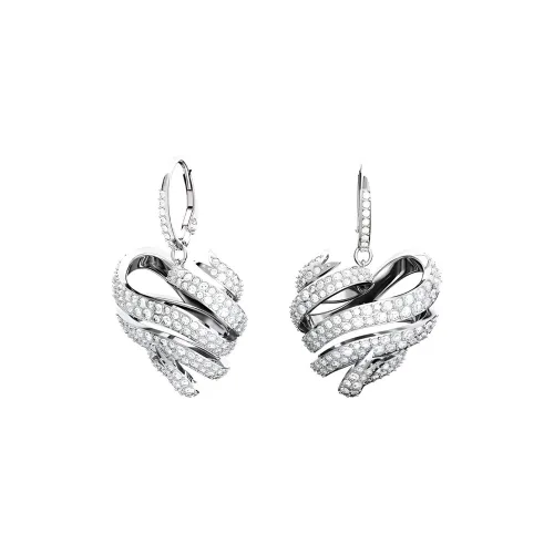 Swarovski Volta Earrings Women's Silver