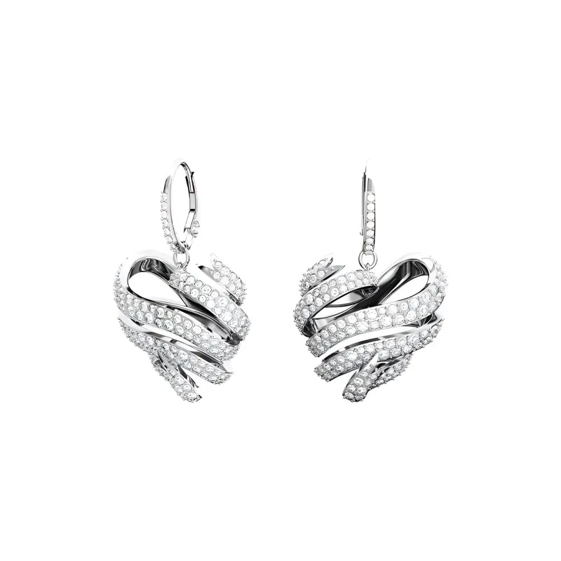 Swarovski Volta Earrings Women's Silver-0