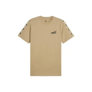 PUMA EssentialsTAPE T Shirt Men's Khaki