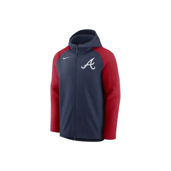 Nike x MLB Player Jackets Coats Atlanta Braves Men's Marine Blue