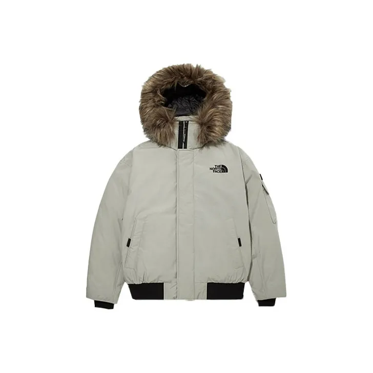THE NORTH FACE Down Jackets Unisex Gray Beige-0