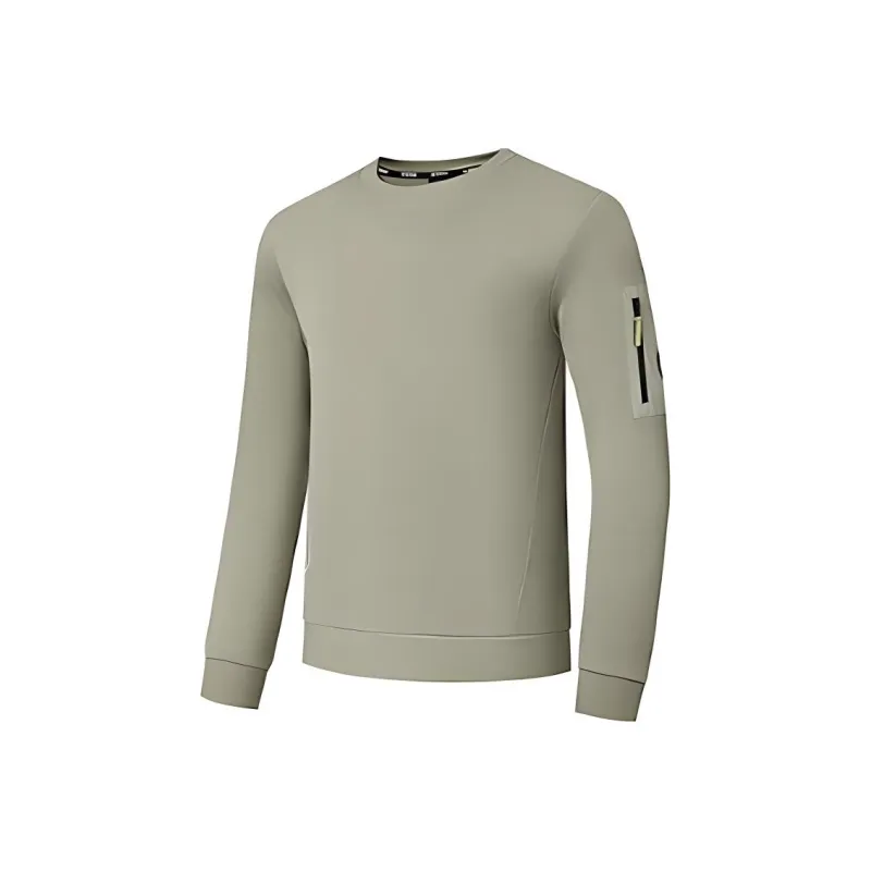 QIAODAN Sports Life Collection Sweatshirt Men's Avocado Green-0