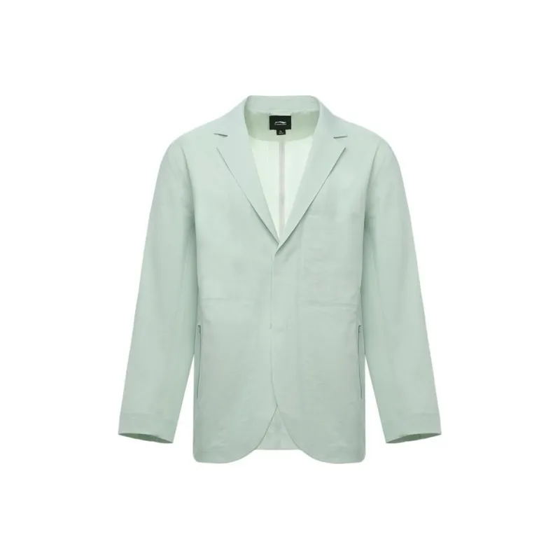 LI NING 1990 Commuter Series Business Suit Men's Ice Fat Green-0