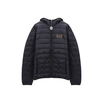 Ea7 EMPORIO ARMANI Logo Print Padded Puffer Jacket