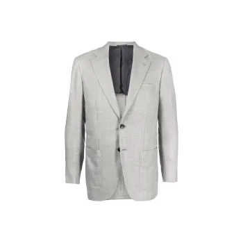 KITON Business Suits Men Gray