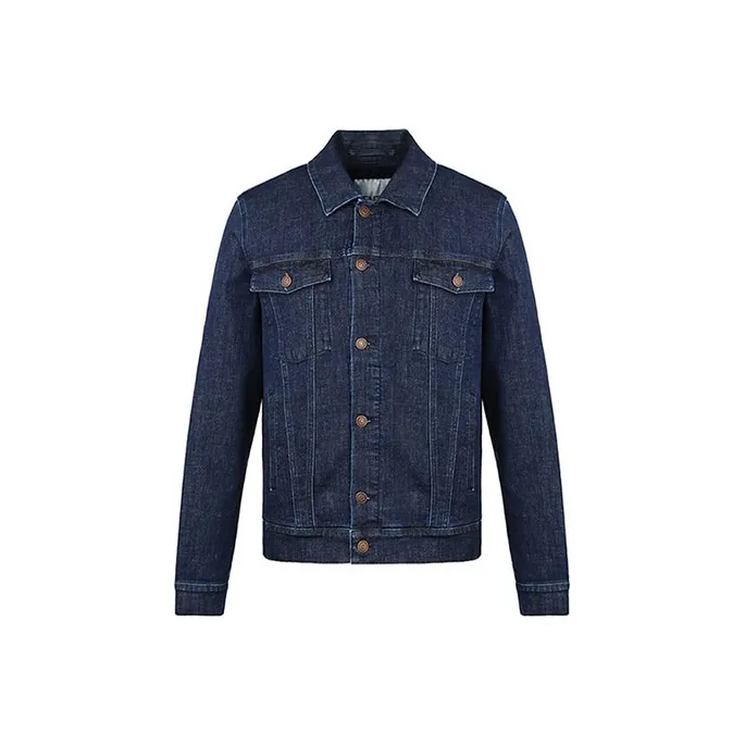KENZO Denim Jackets Men Dark Sky Blue-0