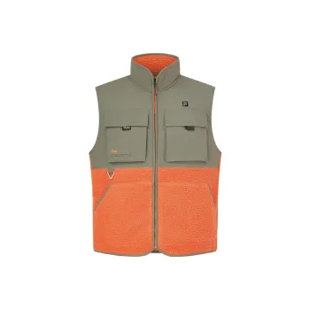 FILA Vests Men Disk Mushroom Brown