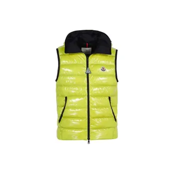 Moncler FW21 Vests Men Yellow