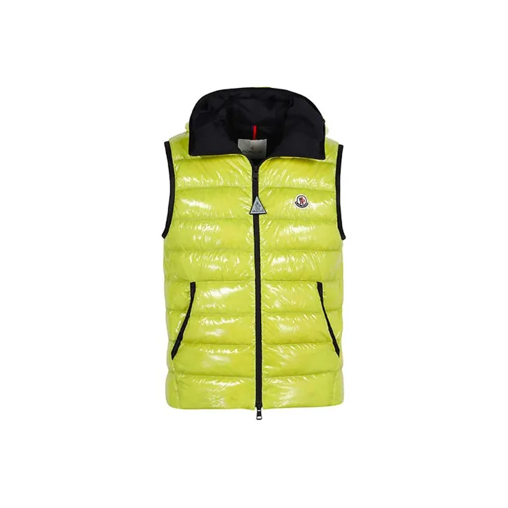Moncler FW21 Vests Men Yellow-0