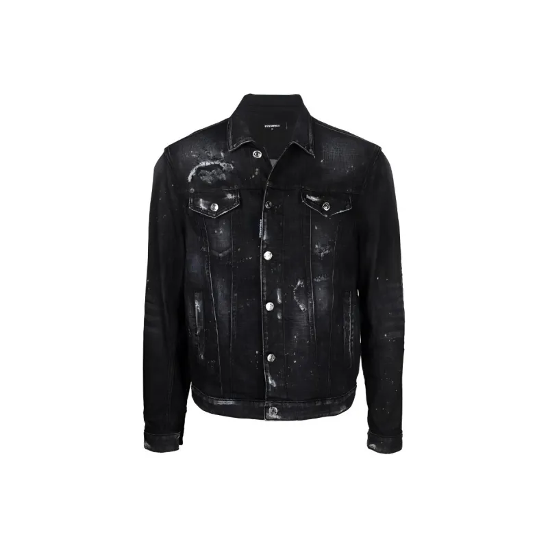 DSQUARED 2 Denim Jackets Men Black-0