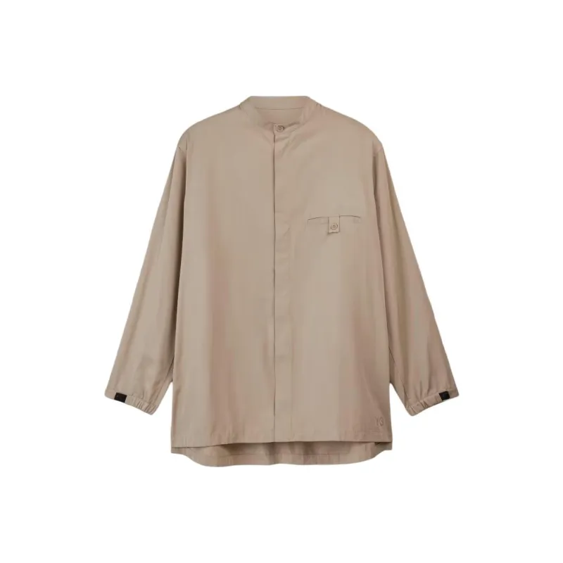 Y 3 X Adidas Long Sleeved Twill Shirt-0