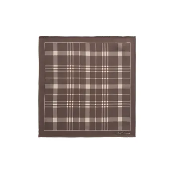 Ralph Lauren Purple Label Tartan Pocket Square