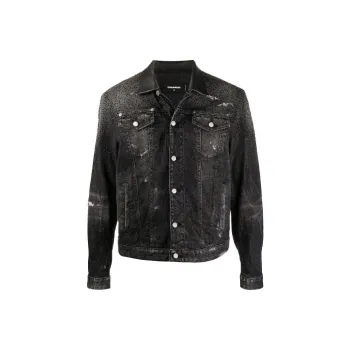 DSQUARED 2 Denim Jackets Men Black