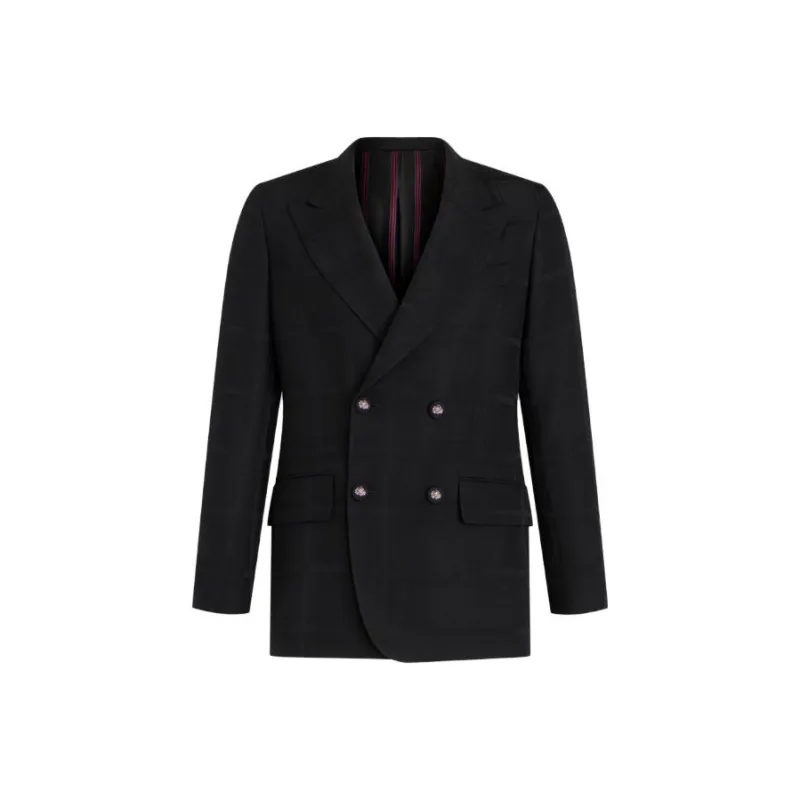 ETRO Double-Breasted Tailored Blazer-0