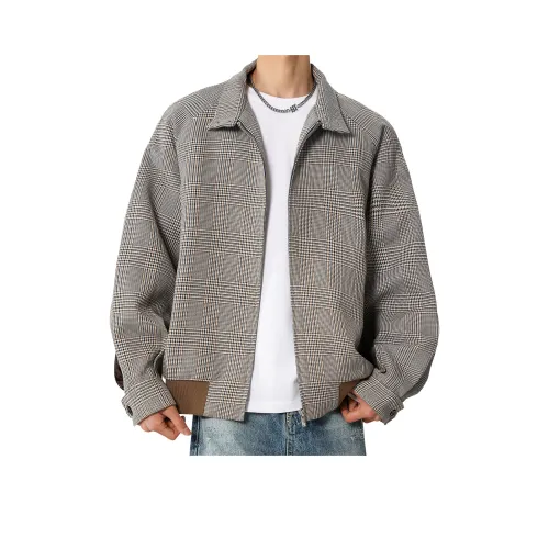 DJ.SPIRIT Jackets Unisex Old Money Brown Color