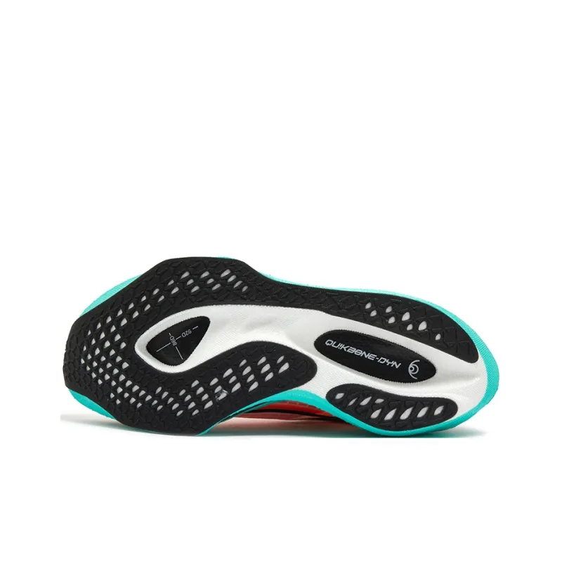 361° Flame 4 Cushioning, Slip Resistant, And Abrasion Resistant Low Top Casual Running Shoes Unisex Vivid Aqua Blue-4