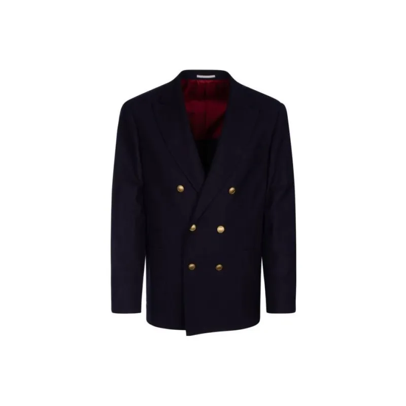 Brunello Cucinelli Buttoned Tailored Blazer-0