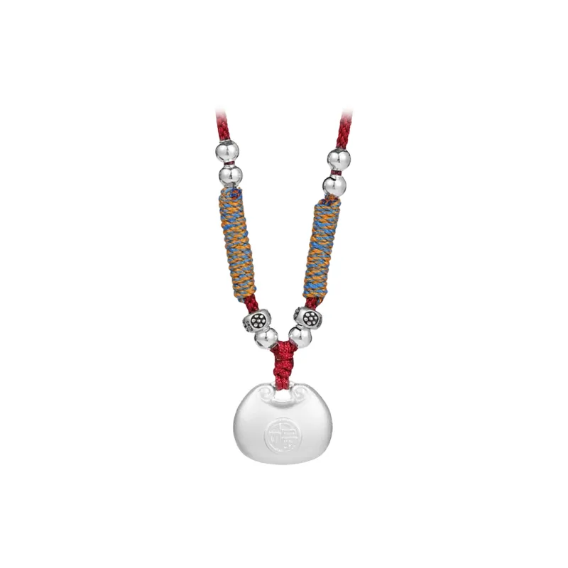 YINI 999 Fine Silver Necklaces Women's-0