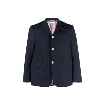THOM BROWNE Single Breasted Tailored Blazer