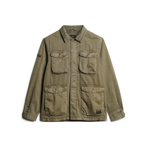 SUPERDRY Jackets Coats Men's Olive Green