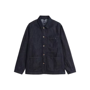 GAP SS23 Denim Jackets Men Dark Blue