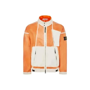 STONE ISLAND STONE ISLAND Hand Sprayed SS23 Jackets Coats Men's Burnt Tea Brown