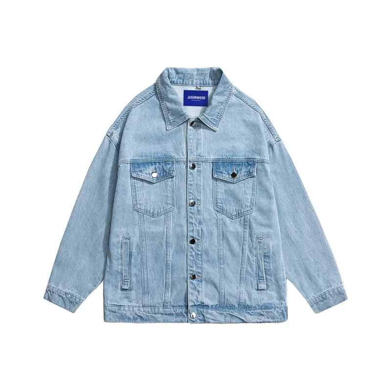 JASONWOOD Autumn And Winter Models Denim Jacket Unisex-0