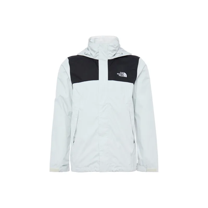 THE NORTH FACE Antora Outdoor Hiking Water-Resistant Windproof Breathable Windbreaker Jacket Men's Gray Black-0