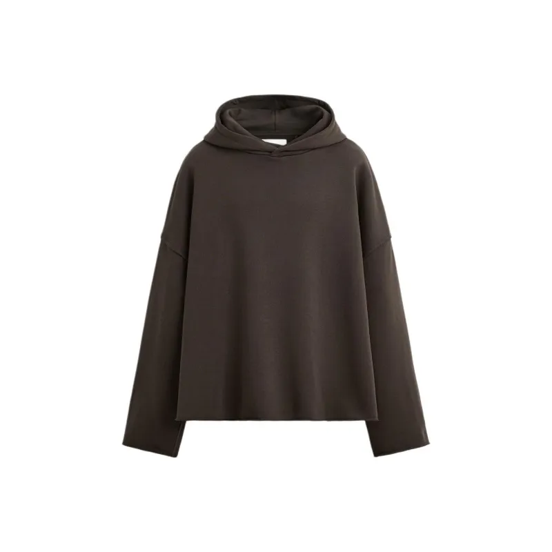 ZARA Sweatshirts Men Brown-0