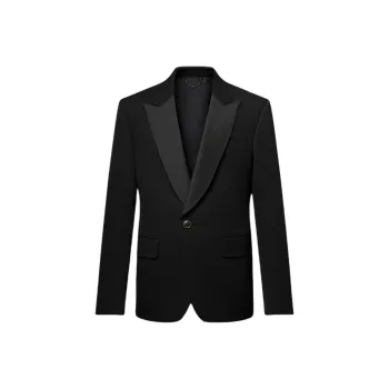 LOUIS VUITTON Single Breasted Tuxedo Jacket