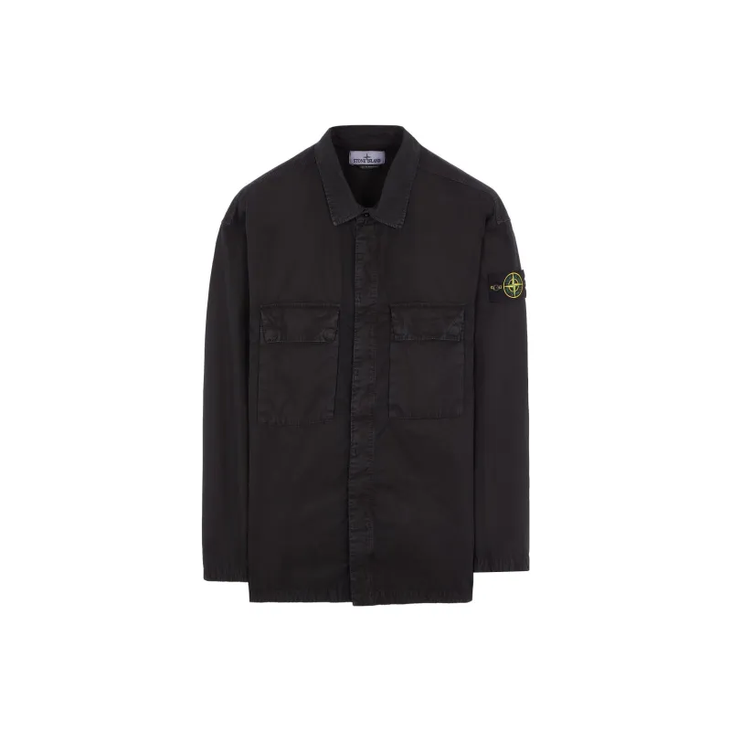 STONE ISLAND Jackets & Coats Men's Washed Black-0
