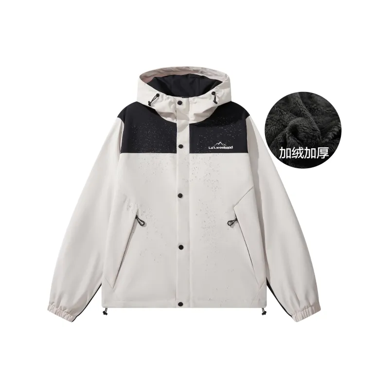 LA'T.WEEKEND Spring Windbreaker Coats Unisex Thickened And Fleece Lined/Regular Optional-31