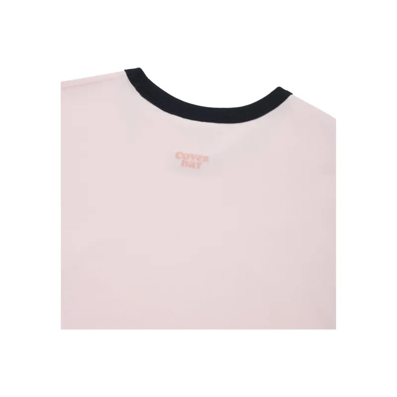 COVERNAT SS24 Regular T Shirt Women's Light Pink-2