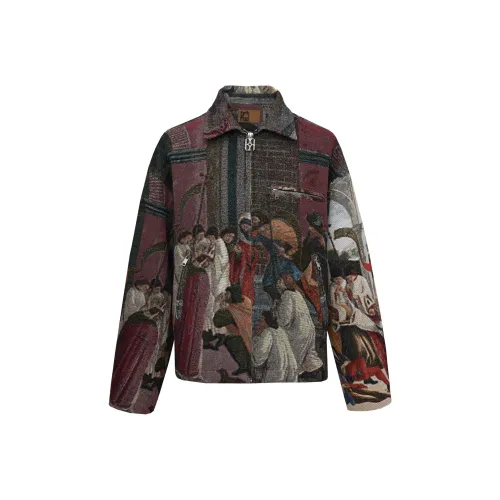 BIRTH OF ROYAL CHILD Artist Jacquard Weave Work Jacket