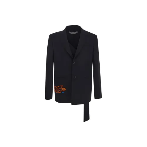 OFF-WHITE Graf Coupe' Strap Rel Long-Sleeved Blazer