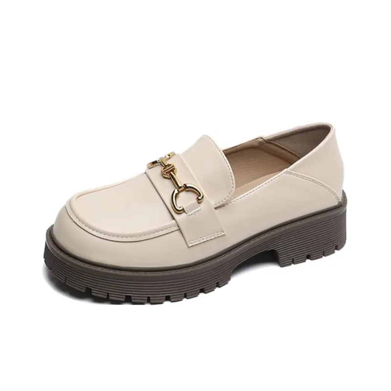 City camel Loafers Women's Black, Apricot-6