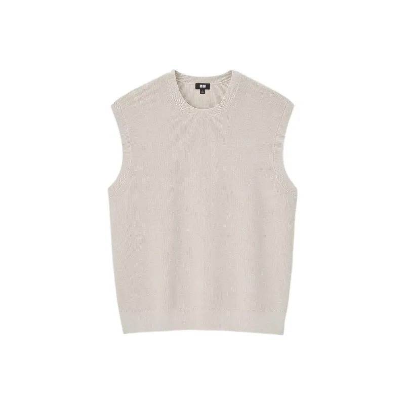 UNIQLO Vests Unisex Beige-0