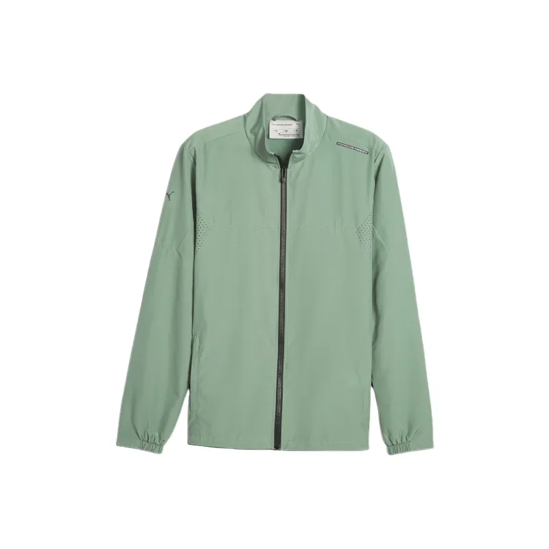 PUMA Porsche Jackets Coats Men's Light Green Gray-0