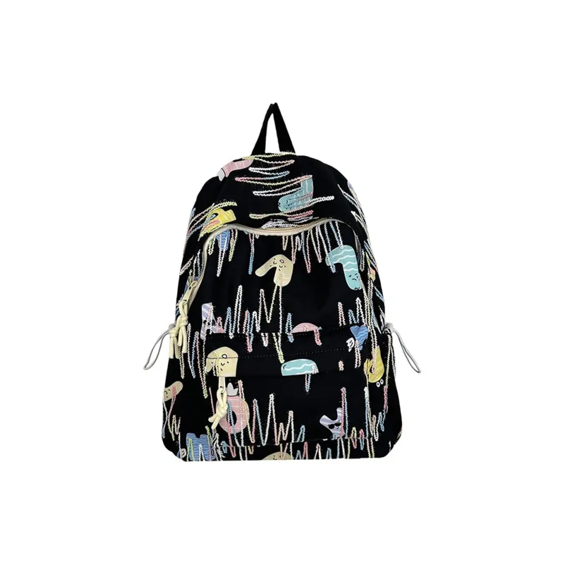 NX DOUGHNUT Nylon Backpack Women's Multicolor-12