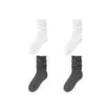 4-Pack (White 2+Dark Heather Gray 2)