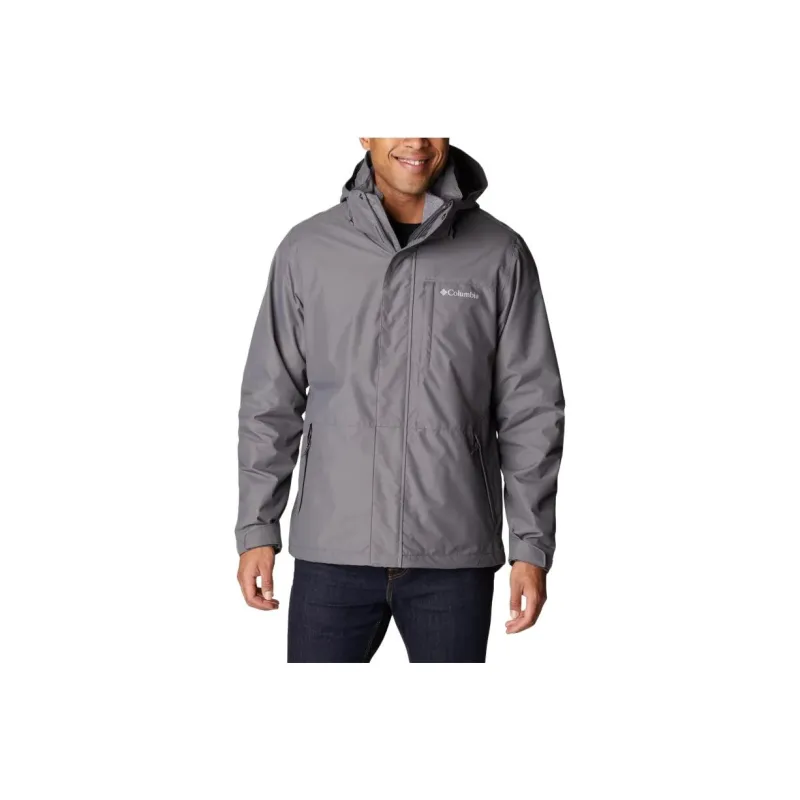 Columbia Gulfport Windbreaker Jackets Men Dark Gray-0